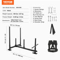 Weight Training Sled Push Pull Steel Fitness Equipment 5cm Plate