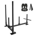 Weight Training Sled Push Pull Steel Fitness Equipment 5cm Plate