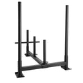 Weight Training Sled Push Pull Steel Fitness Equipment 5cm Plate