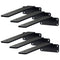 Shelf Bracket 26.1cm Heavy Duty Steel 72.6kg Load Capacity 6 Pack