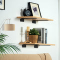Shelf Bracket 26.1cm Heavy Duty Steel 72.6kg Load Capacity 6 Pack