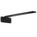 Shelf Bracket 31cm Heavy Duty Floating 6 Pcs 72.6kg Load Black