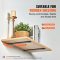 Shelf Bracket 16cm Heavy Duty Steel 6 Pcs Floating 72.6kg Load