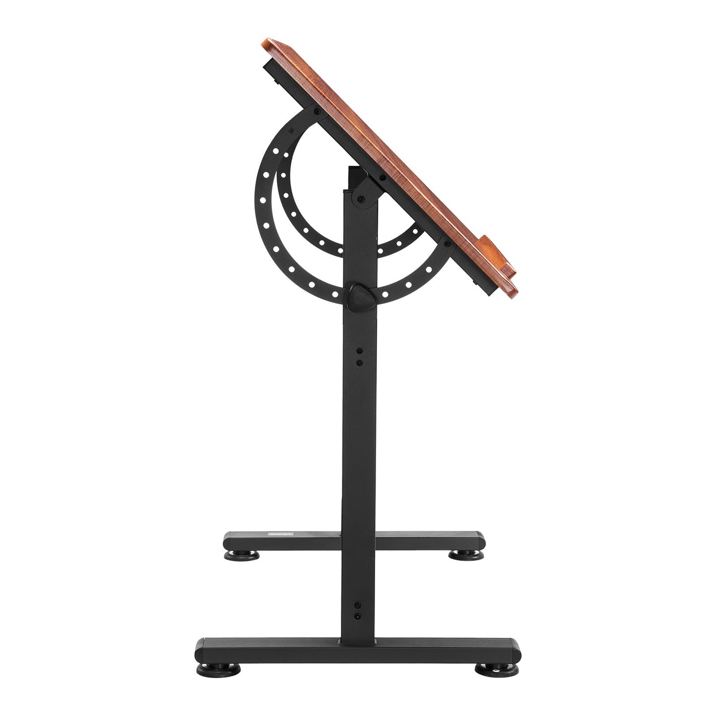 VEVOR Drafting Table Adjustable 0°–90° Tilt Wooden Drawing Desk with H-Frame