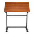 Adjustable Drafting Table 0-90° Tilt Wooden Drawing Desk H-Frame