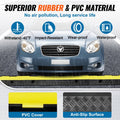 VEVOR 5pc 2 Channel Cable Protector Ramp 12000lbs Heavy Duty Speed Bump