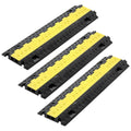 Cable Protector Ramp 3 Pack 2 Channel Heavy Duty 31x28mm Wire Hose