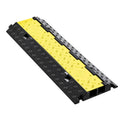 Devanti 2 Channel Cable Protector Ramp 55x50mm Heavy Duty Rubber