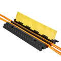Devanti 2 Channel Cable Protector Ramp 55x50mm Heavy Duty Rubber