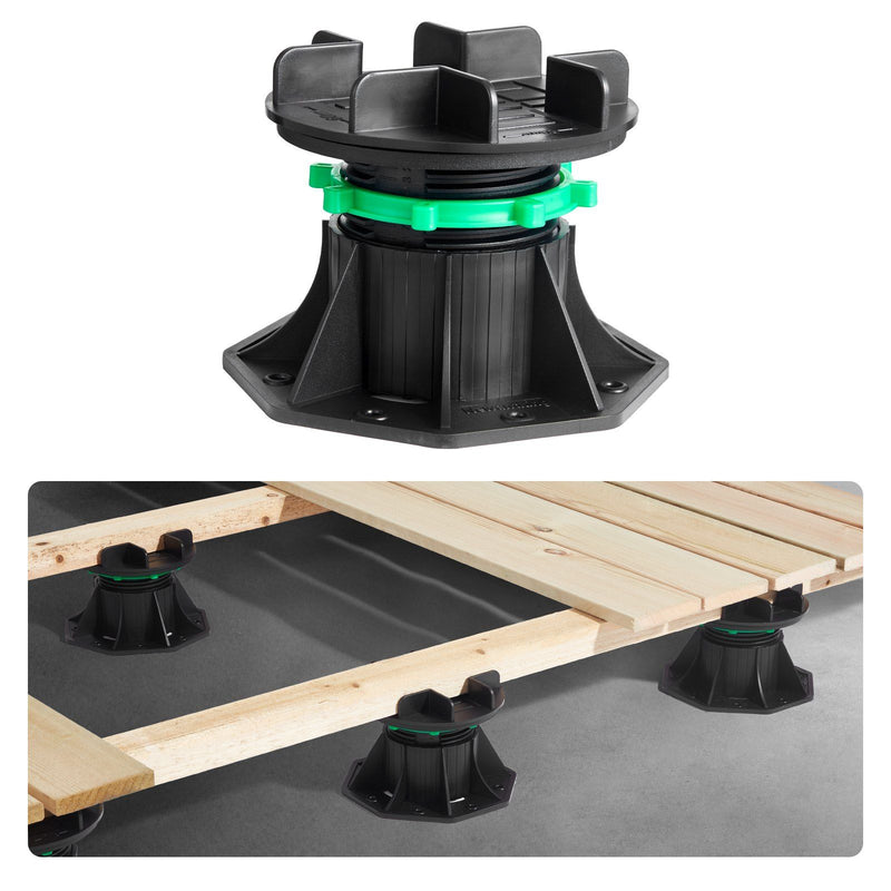 Deck Blocks 8pc Height Adjustable 2200lbs Load Support Pedestal