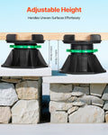 Deck Blocks 8pc Height Adjustable 2200lbs Load Support Pedestal
