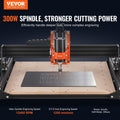 CNC Router 300W 3 Axis 400x400mm Wood Engraving Carving Milling