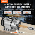 Dividing Head K11 100mm 3-Jaw Chuck CNC Router 4th Axis MT2 65mm
