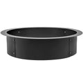 Fire Pit Ring 106cm BBQ Table Grill Garden Wood Burning Fireplace