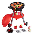 28pc BBQ Grill Playset Kids Kitchen Toys Sound Light Cooking