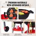 28pc BBQ Grill Playset Kids Kitchen Toys Sound Light Cooking