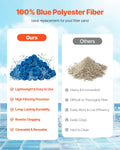 Pool Filter Balls 0.71kg Reusable Blue Sand Filter Pump