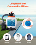 Pool Filter Balls 0.71kg Reusable Blue Sand Filter Pump