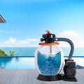 VEVOR Pool Filter Balls 1.42kg Reusable Blue Sand Filter Media Wash Bag