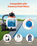 Pool Filter Balls 1.83kg Blue Polyester Sand Filter Replacement
