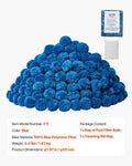 Pool Filter Balls 1.83kg Blue Polyester Sand Filter Replacement