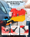 Fuel Container 5L Gas Can Spout Lockable Bracket Red Portable