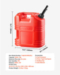 Fuel Container 19L Red Petrol Tank Spout Leak-proof Portable