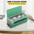 Ultrasonic Cleaner 500ML Green Jewelry Ultrasound Cleaning Machine