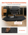 Salon Chair Mat 1225x1505mm Hexagon Anti Fatigue Barber Shop Floor