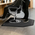 Salon Chair Mat 1225x1505mm Hexagon Anti Fatigue Barber Shop Floor