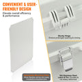 Outdoor Electrical Junction Box, 350 x 250 x 150 mm, ABS Plastic Electrical Enclosure Box with Hinged Cover Stainless Steel Latch, IP67 Dustproof Waterproof for Outdoor Electrical Projects