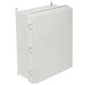 Outdoor Electrical Junction Box, 350 x 250 x 150 mm, ABS Plastic Electrical Enclosure Box with Hinged Cover Stainless Steel Latch, IP67 Dustproof Waterproof for Outdoor Electrical Projects