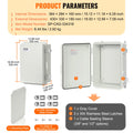 Electrical Junction Box 430x330x180mm IP67 Waterproof ABS Plastic