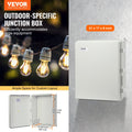 Outdoor Electrical Junction Box 530x430x200mm IP67 Waterproof