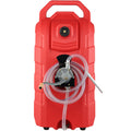 60.57L Fuel Caddy Portable Gas Storage Tank Hand Pump Wheels