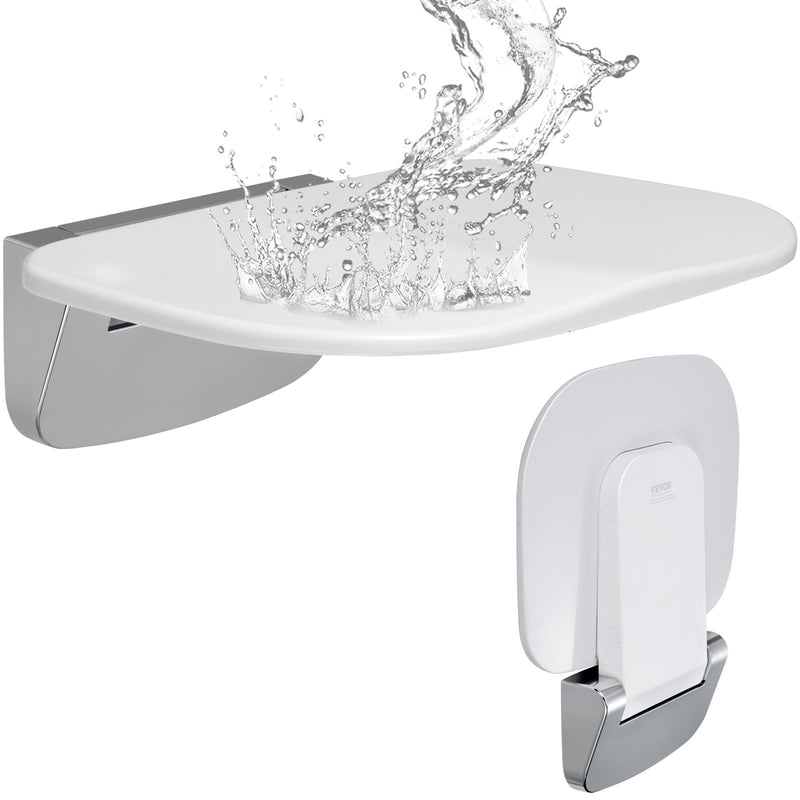 Folding Shower Seat Wall Mounted 450lbs Capacity Bench Chair Seniors