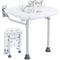Folding Shower Seat 500lbs Wall Mounted Bench Seniors Pregnant Women