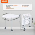 Folding Shower Seat 500lbs Wall Mounted Bench Seniors Pregnant Women