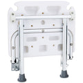 Folding Shower Seat 500lbs Wall Mounted Bench Seniors Pregnant Women
