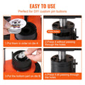 Button Maker Machine 32mm Pin Badge Punch Press Kit 500pcs Parts