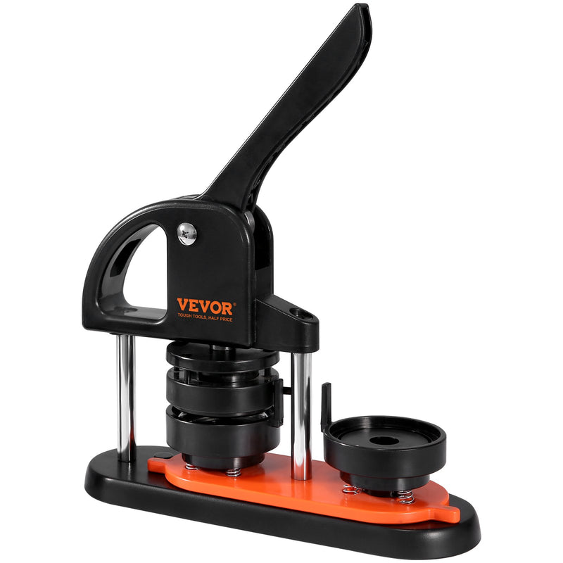 Button Maker Machine 58mm Badge Punch Press Kit 100pc Parts DIY