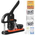 Button Maker Machine 58mm Badge Punch Press Kit 100pc Parts DIY