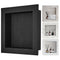 Shower Niche 40.64cm Single Shelf Black Recessed Wall Organiser