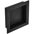 Shower Niche 40.64cm Single Shelf Black Recessed Wall Organiser