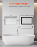 Shower Niche Recessed 40.6x71.1x10.2cm Bathroom Wall Shelf