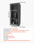 Shower Niche Recessed 40.6x71.1x10.2cm Bathroom Wall Shelf
