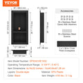 Cefito Shower Niche 40x81cm Double Shelf Black Recessed Wall Tile