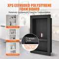 Shower Niche Recessed 40x60cm Double Shelf Black Tile Ready