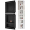 Shower Niche 40.64x40.64cm & 40.64x50.8cm Triple Shelf Black