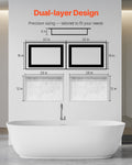 Shower Niche 40.6x81.3cm Recessed Wall Shelf Bathroom Storage